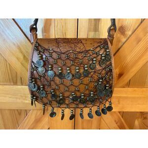 Patricia Nash Italian leather saddle bag (5116) Boho Gypsy
